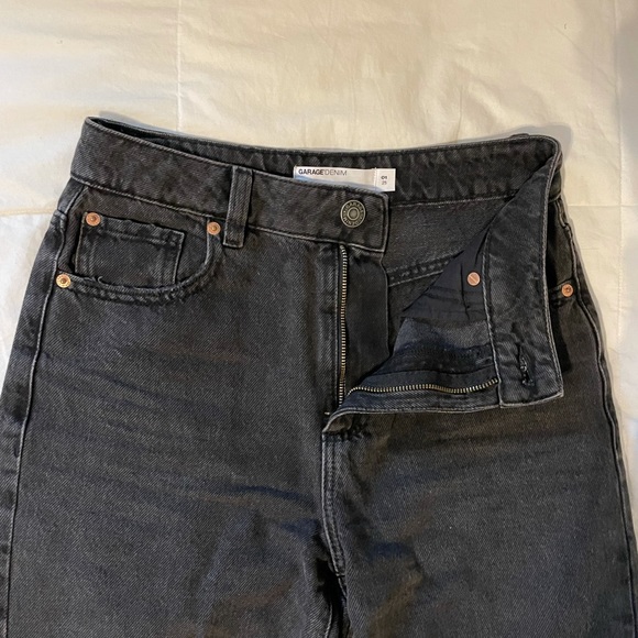 Garage 90’s Straight Jeans - Ebony Black size 1 - Picture 4 of 8